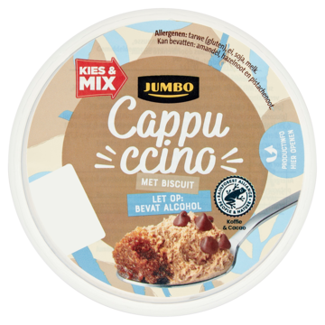 Jumbo Dessert Cappuccino met Biscuit 75g