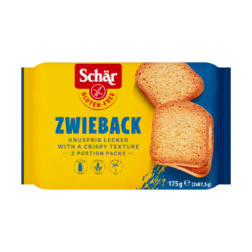Schär Gluten-Free Zwieback 2 x 87, 5g