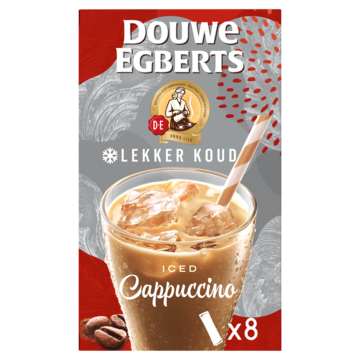 Douwe Egberts Cappuccino oplos ijskoffie 8 stuks