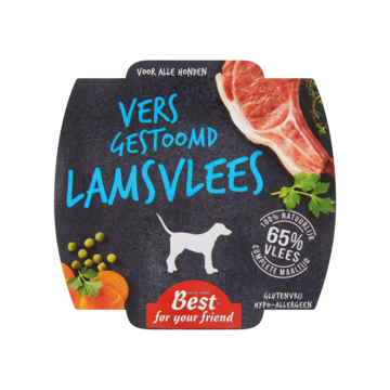 Best For Your Friend Vers Gestoomd Lamsvlees 100g bestellen? - Huishouden, Jumbo Supermarkten
