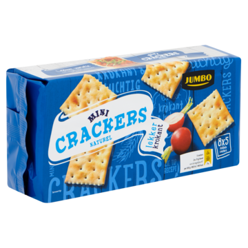 Jumbo Mini Crackers Naturel 8 x 5 Stuks 250g
