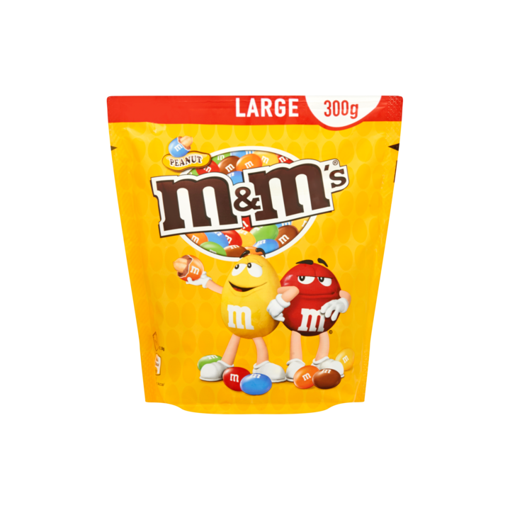 M&M's Peanut Large 300g - Chocoladepinda's, chocoladesnoepjes