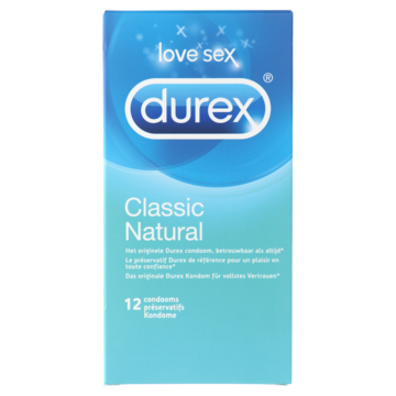 Durex Classic Natural 12 Condooms