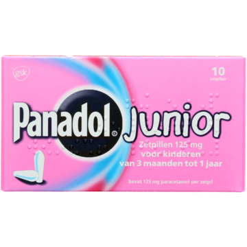 Junior zetpillen 125 mg, 10 stuks
