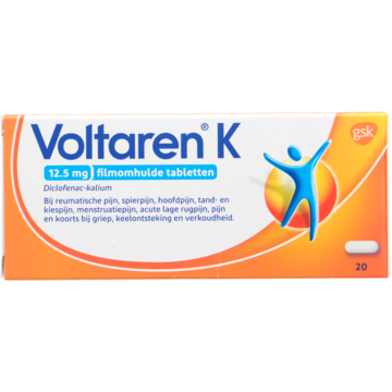 K 12,5 mg tabletten, 20 stuks