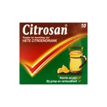 Citrosan Poeder voor hete citroendrank, 15 sachets
