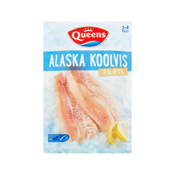 Queens Alaska Koolvis Filets 375g