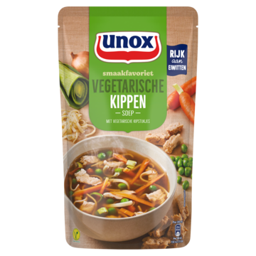 Unox Smaakfavoriet Soep in Zak Vegetarische Kippen 570ml Aanbieding 2 zakken a 570 ml