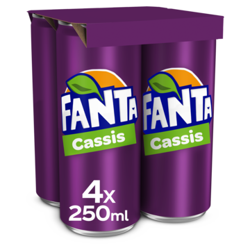 Fanta Cassis 4 x 250ml