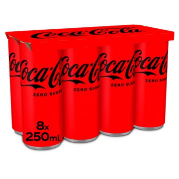 Coca-Cola Zero Sugar 8 x 250ml