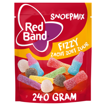 Red Band Snoepmix Fizzy 240g