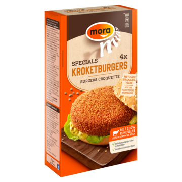 Mora Specials Kroketburgers 4 x 80g