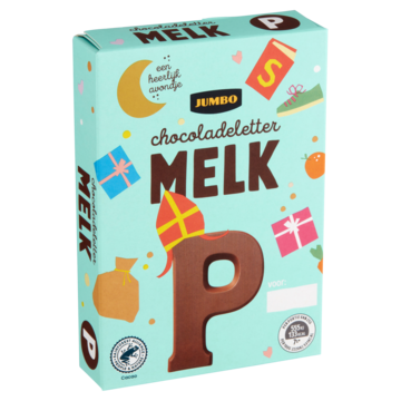 Jumbo Chocoladeletter Melk P 65g