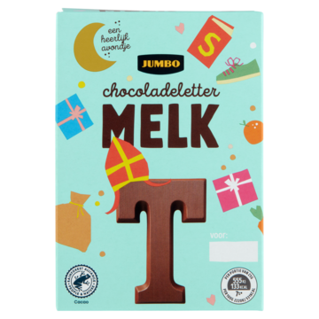 Jumbo Chocoladeletter Melk T 65g