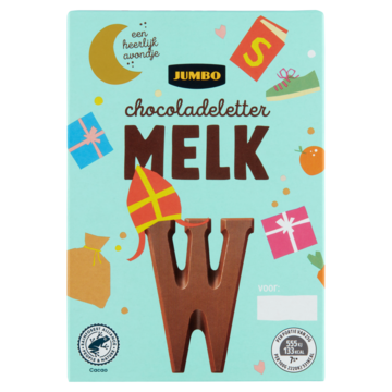 Jumbo Chocoladeletter Melk W 65g