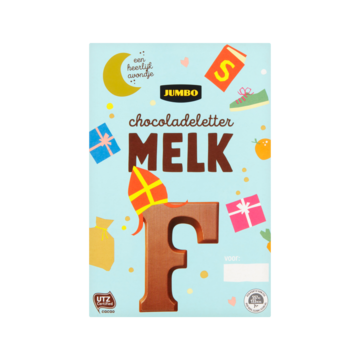 Jumbo Chocoladeletter Melk F 135g