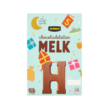 Jumbo Chocoladeletter Melk H 135g
