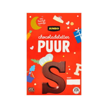 Jumbo Chocoladeletter Puur S 135g