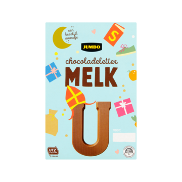 Jumbo Chocoladeletter Melk U 135g