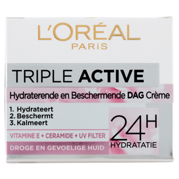 L'Oréal Paris Triple Active Hydraterende en Beschermende Dag Crème 50ml