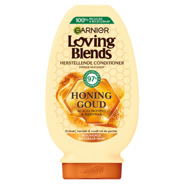 Garnier Loving Blends - Conditioner - Honing Goud - Beschadigd of Breekbaar Haar - 250ml