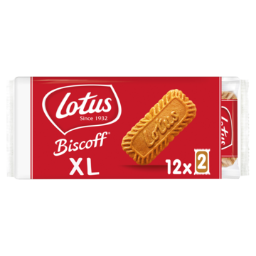 Lotus Biscoff speculoos koek XL 12 x 2 Stuks