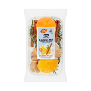 Jumbo Verse Thee Kruidige Mix Sinaasappel, Citroen, Gember, Kaneel en Rozemarijn 355g