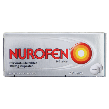 Nurofen Ibuprofen tabletten 200 mg, 48 stuks