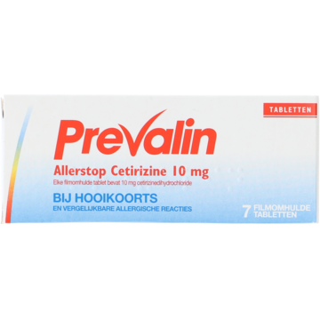 Allerstop cetirizine 10 mg tabletten, 7 stuks