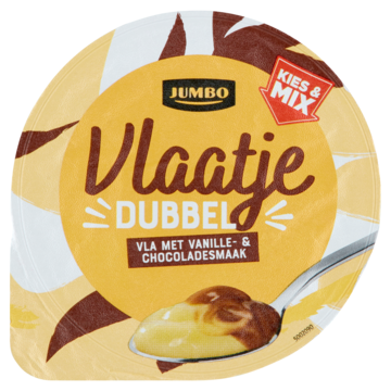 Jumbo Vlaatje met Vanille- & Chocoladesmaak 200g