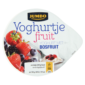 Jumbo Yoghurtje met Bosfruit 200g