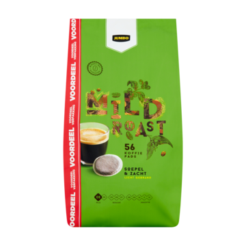Jumbo Mild Roast Koffiepads Voordeelverpakking 56 Stuks