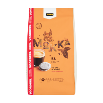Jumbo Mokka Koffiepads Voordeelverpakking 56 Stuks