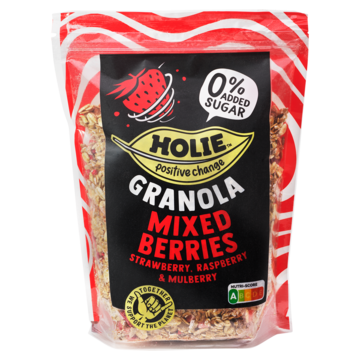 Holie Granola Mixed Berries Strawberry Raspberry Mulberry 350g
