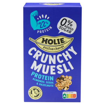 Holie Crunchy Muesli Protein Almonds Seeds Hazelnuts 400g