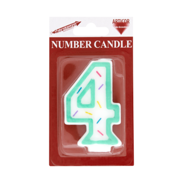 Articor Number Candle 4