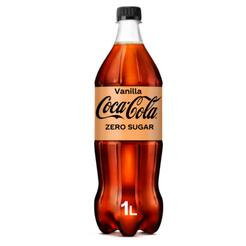 Jumbo Coca-Cola Zero Sugar Vanilla PET Fles 1L aanbieding