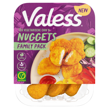 Valess Vega Kip Chikapos n Nuggets 15 stuks Voordeelverpakking 270g