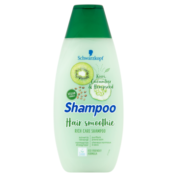 Schwarzkopf Smoothie Kiwi, Cucumber & Hempseed Shampoo 400ml