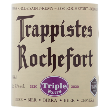 Trappistes Rochefort Triple Extra Bier Fles 330ML