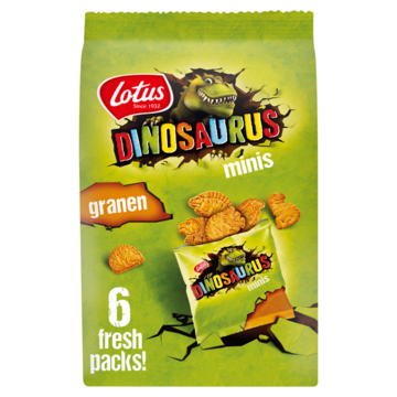 Lotus Koekjes Original Mini Dinosaurus 6 x 25g