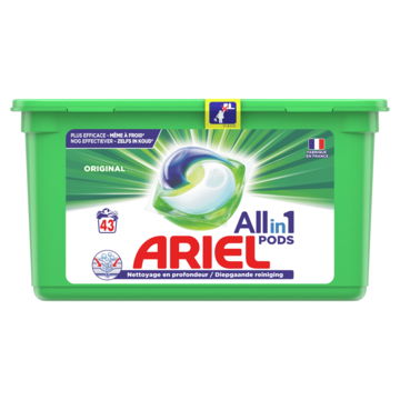 Ariel All-in-1 Pods Original Wasmiddelcapsules, 43 Wasbeurten