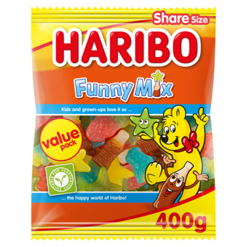 Haribo Funny Mix Snoep 400g
