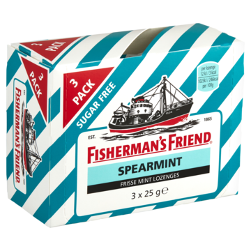 Fisherman's Friend Spearmint 3 x 25g