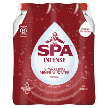 SPA Intense Mineral Water Bruisend 6 x 50cl