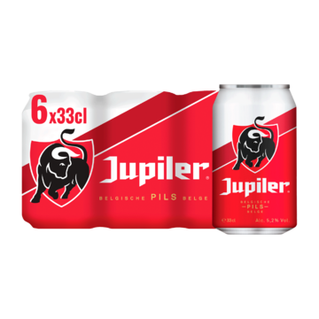 Jupiler - Pils - Blik - 6 x 330ML