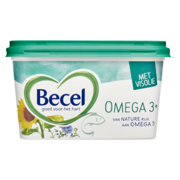 Becel Omega 3 Plus Margarine met Visolie Kuip 575g