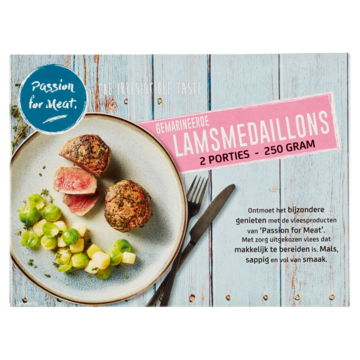 Passion for Meat Gemarineerde Lamsmedaillons 250g