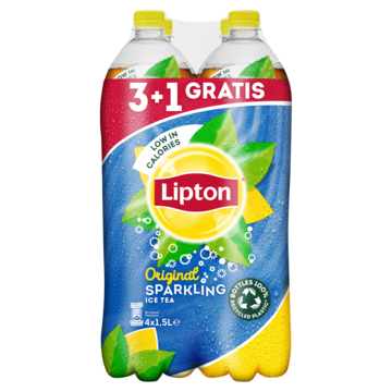 Lipton Original Sparkling Ice Tea 3+1 Gratis 4 x 1, 5L