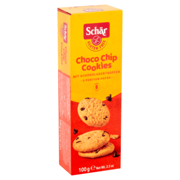 Schär Choco Chip Cookies Glutenvrij 100g